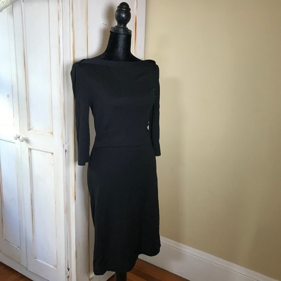 Diane Von Furstenberg Black Dress 4 6 - Picture 7 of 8
